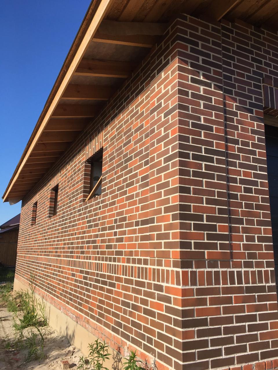 Кирпич ЛСР пустотелый "Красный Флэшинг" гладкий 250*120*65 мм